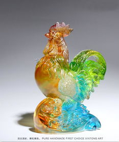 雞琉璃工藝品擺件 吉祥如意，萬(wàn)事大吉的匠心之作